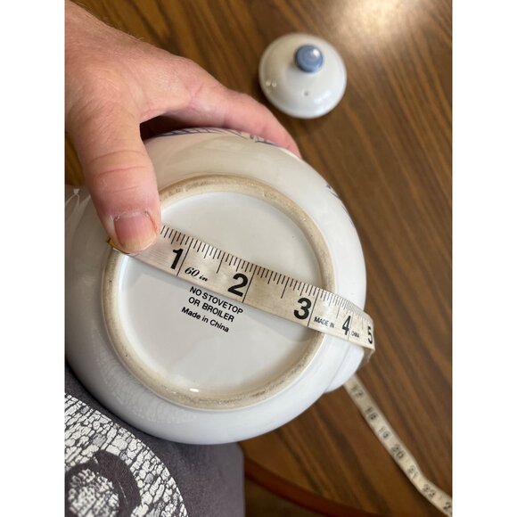 Corelle Coordinates stoneware white blue pitcher - Picture 8 of 11